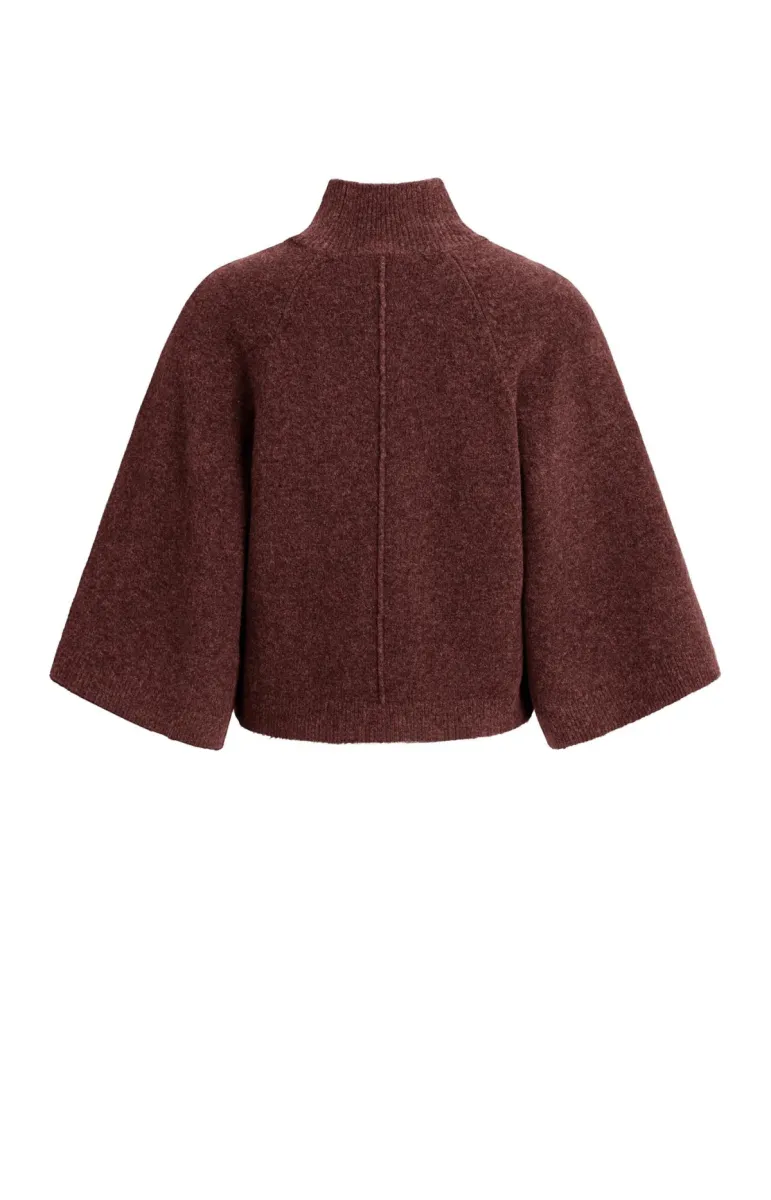 yaya-wide-sleeve-sweater-with-high-neckline-01-000655-610-913172-chocolade-1 YAYA-Wide Sleeve Sweater with High Neckline-01-000655-610-913172-CHOCOLADE
