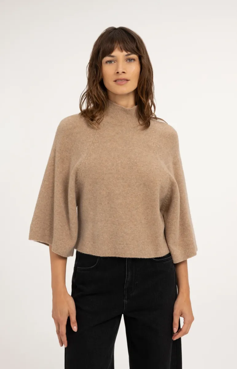 yaya-wide-sleeve-sweater-with-high-neckline-01-000655-610-990912-beige-1 YAYA-Wide Sleeve Sweater with High Neckline-01-000655-610-990912-BEIGE