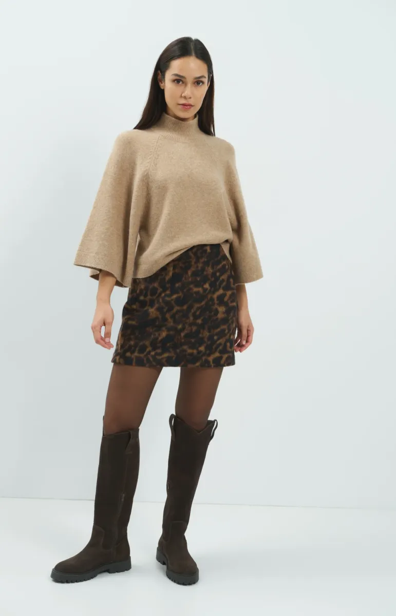 yaya-wide-sleeve-sweater-with-high-neckline-01-000655-610-990912-beige-2 YAYA-Wide Sleeve Sweater with High Neckline-01-000655-610-990912-BEIGE