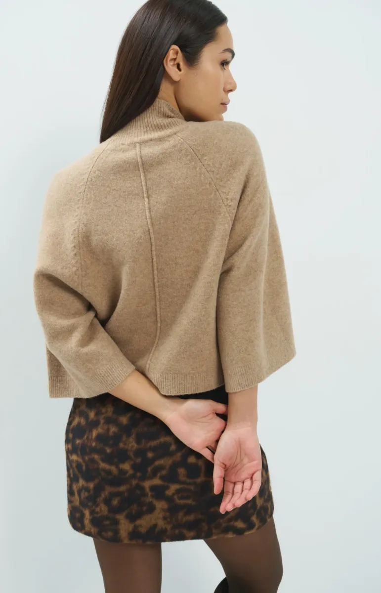 yaya-wide-sleeve-sweater-with-high-neckline-01-000655-610-990912-beige-5 YAYA-Wide Sleeve Sweater with High Neckline-01-000655-610-990912-BEIGE